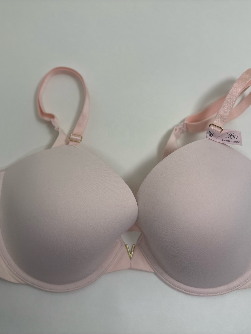 Victoria's Secret Love Cloud Demi Light Pink Lightly Lined Bra